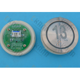 Модуль кнопочный BST BAS100 A4N18639 (A3N18489) белая подсветка с маркировкой 13