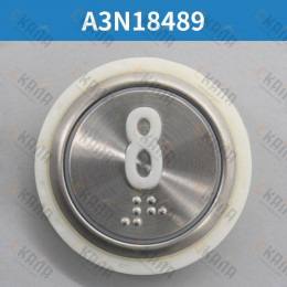 Модуль кнопочный BST BAS100 A4N18639 (A3N18489) белая подсветка с маркировкой 8