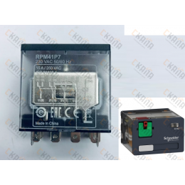 RPM41F7 Реле 4CO 120В ПЕРЕМ ТОКА  Schneider