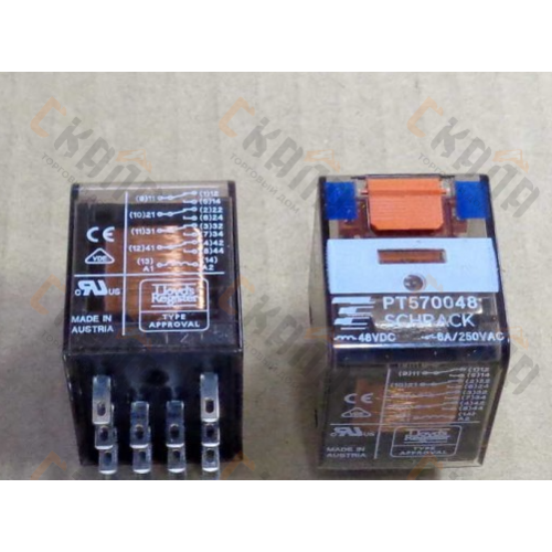 PT570048 Реле промежуточное 48v DC-пост. SCHRACK — купить в Санкт-Петербурге на сайте ТД СКАЛА